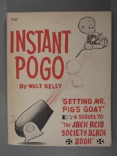 INSTANT POGO (1962) Walt Kelly 1st Printing TPB w/ 9 Pogo Puce STAMPS Worthless