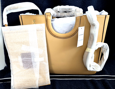 COACH LEATHER RAE TOTE 2 WAY SHOULDER BAG WITH POUCH COLOR: BRASS
