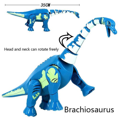 Kinder Dinosaurier Bausteine Spielzeug Spinosaurus Brachiosaurus Figur Geschenke