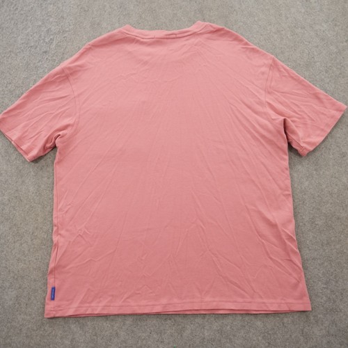 Scotch & Soda Shirt Mens Large Pink Crew Neck Short Sleeve Oversized - Picture 2 of 14