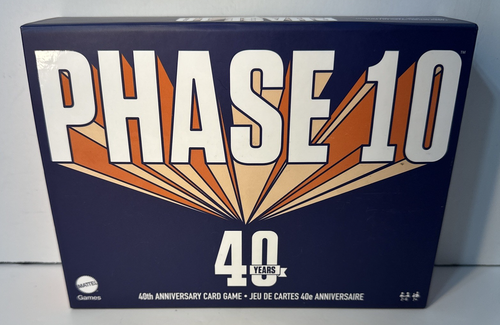 Phase 10 Card Game 40th Anniversary Edition, Game for Adults & Kids 100% Complet - Picture 2 of 13
