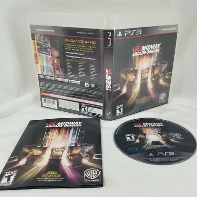 Midway Arcade Origins Complete PlayStation 3 PS3 Game 883929288021