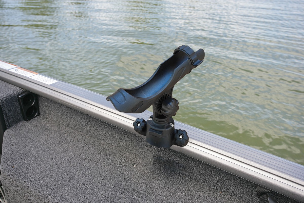 Brocraft Power Lock Rod Holder for 45 Degree Lund Sport track/G3 Boat Rod  Holder | eBay