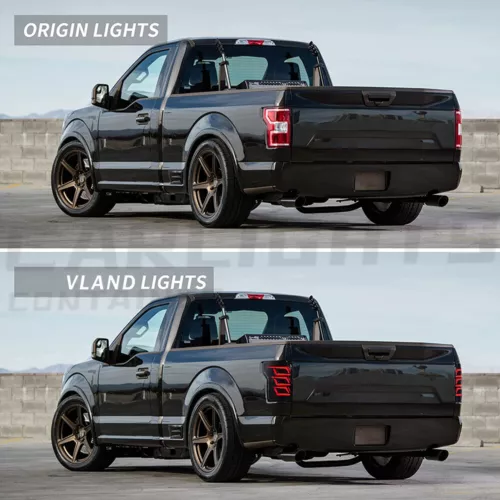 2015-2020 For Ford F150 Black Sequential Full LED Brake Tail Lights Pair - Bild 14 von 16