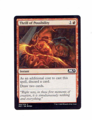 Thrill Of Possibility Instant #165 Common M21 EN Izzy WOTC 2020