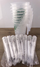 8 Sets Helena 5.5in Rain Gauges + 64oz Measur...