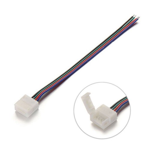 2Pin 4Pin 5Pin Waterproof IP65 LED Strip Connector Clip Wire RGB RGBW Adapter - Picture 6 of 27