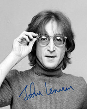 John Lennon Autograph signed  Photo 8x10  REPRINT Autograph signed