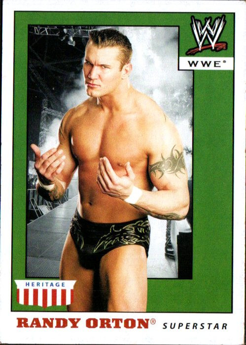 2008 Topps Heritage IV WWE - Tin Inserts #5 Randy Orton | eBay