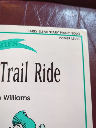 Dusty's Trail Ride Sheet Music Early Elementary Piano Solo Primer Level 1998 - Picture 2 of 4