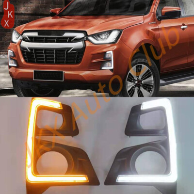 DRL LED Daytime Running Light  u For Isuzu D-max Hi-Lander 4x4 Pickup 2020-2022