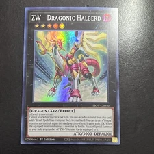 Yugioh! ZW - Dragonic Halberd - LIOV-EN040 - Super Rare - 1st Edition Near Mint,