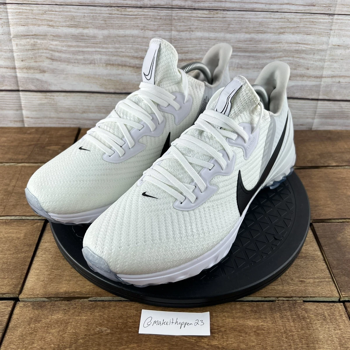 Nike Air Zoom Infinity Tour NRG M White Black Golf Shoes CZ8300-100 Men Size 10 Nike Air Zoom Infinity Tour NRG M White Black Golf Shoes CZ8300-100 Men Size 10