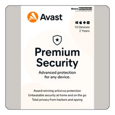 Avast Premium Security 2025 - 10 Devices - 2 Years [Download]