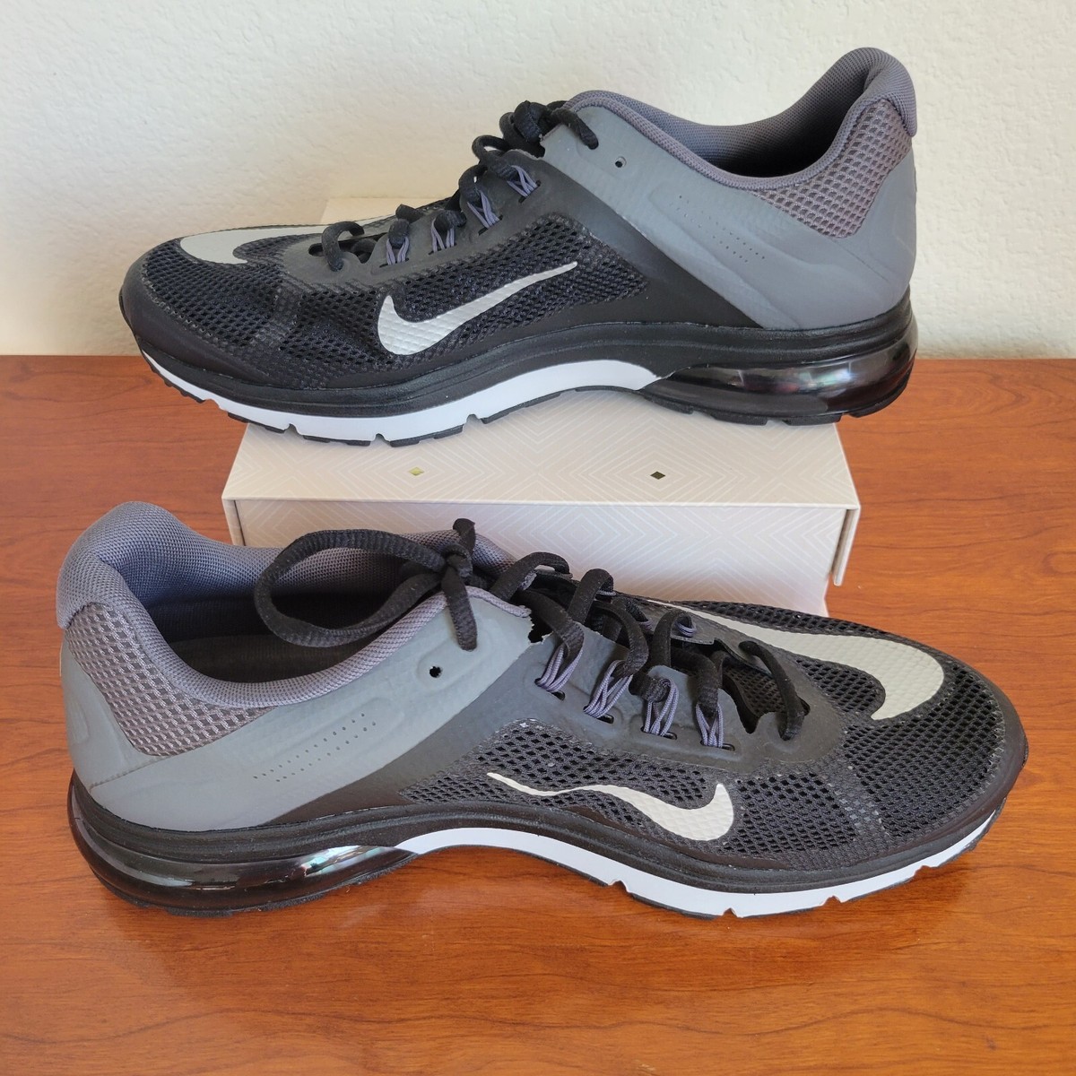 Nike Excellerate‎ 2 Running Shoes DM0829-013 Black Sneakers Mens Size 9.5 NEW Nike Air Max Excellerate Plus 2 Black/Grey Mesh Running  main image 3