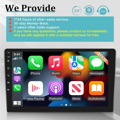 Android 13 Autoradio Wireless CarPlay NAVI GPS Für PEUGEOT 206/206 CC 1999-2009 - Bild 10 von 17
