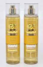 2 BATH  BODY WORKS ICED LEMON POUND CAKE FINE FRAGRANCE MIST BODY SPRAYS 8 OZ