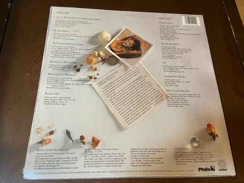Christine Lavin~Good Thing he can't Read my Mind~SEALED~Philo~Comedy Folk LP - Picture 2 of 2