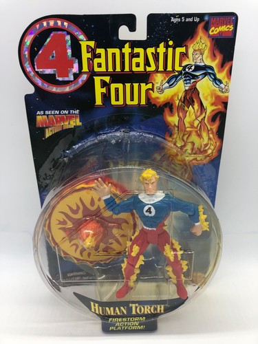 Marvel Comics Fantastic 4 Johnny Storm The Human Torch 1996 Figure