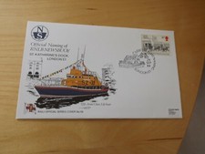 RNLI first day stamp cover 119 naming of RNLB newsboy