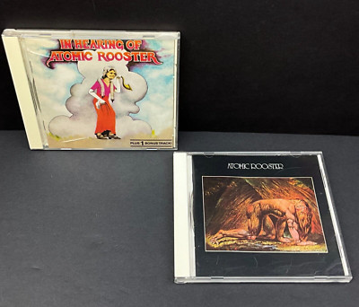 ATOMIC ROOSTER CD Lot of 2 - In Hearing Of & Death Walks Behind You West Germany