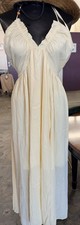 SHEIN Yellow Sundress V-Neck Open Back Size 2XL