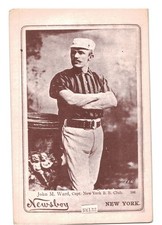 1975 Sport Hobbyist John M. Ward #SH122 Baseball Card Postcard - RARE