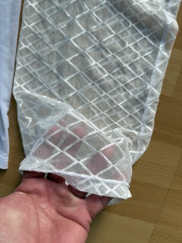 Gay Le Home-Oants Lang Weiß Nylon Durchsichtig Größe S Neu Top Zustand Sexy Hamm - Bild 3 von 9