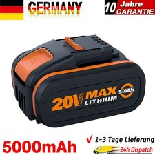 Akku 5000mAh Ersatzakku für Worx 20V WA3553 WR142E WA3551 WA3553 WA3641 DE