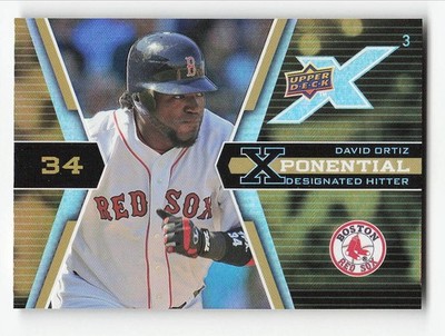 2008 Upper Deck X #X3-DO David Ortiz BASEBALL Boston Red Sox