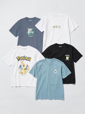 UNIQLO Pokemon UT Graphic T-Shirt XS-4XL Men 5 Colors from Japan NWT