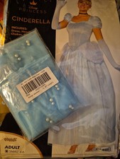 Spirit Cinderella Disney Adult Deluxe Costume Size Small 4-6 READ