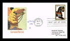 DR JIM STAMPS US COVER CAROUSEL HORSES FIRST DAY ISSUE