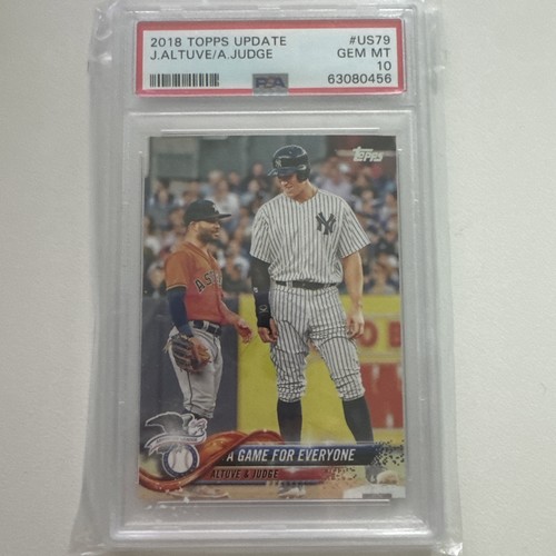 2018  Topps Update Vintage Stock Judge / Altuve A Game For Everyone #US79 PSA 10