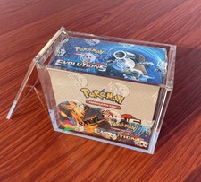 Acrylic Display Case for Pokemon Booster Box with Magnetic Top