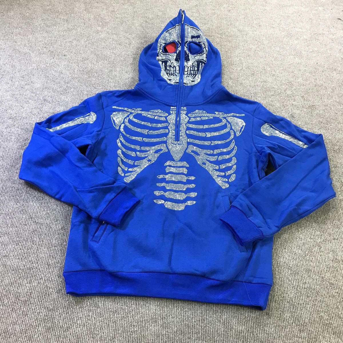 Guapi Skeleton Hoodie Mens Medium Limited Edition Dead or Alive