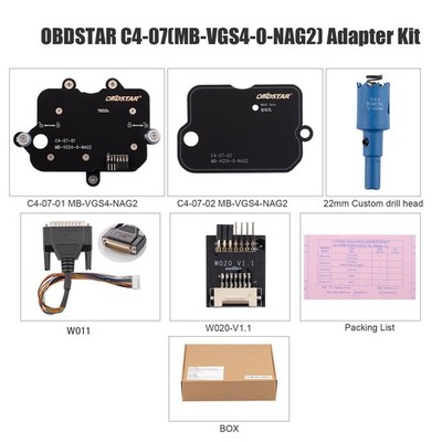 OBDSTAR C4-07 (VGS4-500-NAG2) VGS4 FBS4 Adapter Kit for X300 Classic G3 & DC706
