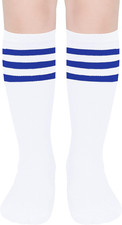 Toddler Cotton Baseball Knee High Tube Socks Baby Girls Boys Sports Soccer Socks