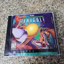 3D Ultra Minigolf PC CD-ROM New Sealed Sierra 1998 Windows 95 Vintage Game