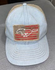 Ford Mustang Patriotic Pony Snapback Trucker Hat Cap