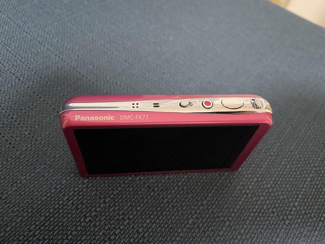 Panasonic Lumix DMC-FX77 Pink Compact Digital Camera Used