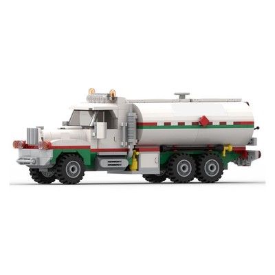 MOC70564 Urban Transport Fuel Truck Building Block Model Set Toy Collection