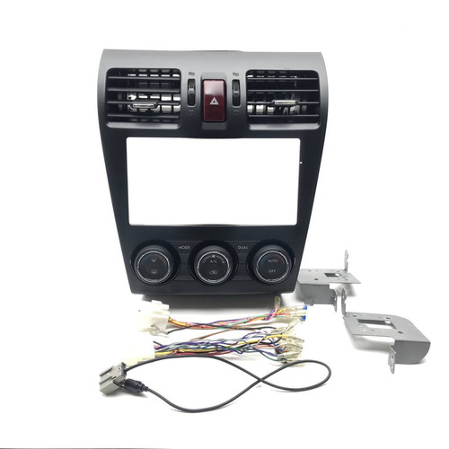 Subaru Impreza Sport GP OEM 2DIN Cluster Audio & Aircon Panel w/ Brackets JDM - Picture 1 of 10