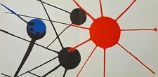 Alexander Calder "Doublesheet III" Original Stone Lithograph  1972 Rare