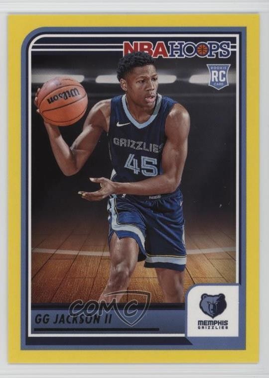 2023-24 Panini NBA Hoops Rookies Yellow GG Jackson II #275 Rookie RC 19cx