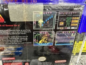 1994 SNES Super Metroid VGA 80 NM SEALED Phantoon Early Production WATA PSA 9.4
