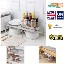 Storage Shelf - Telescopic Shoe Organizer for Home - Space Saving ABS Rack