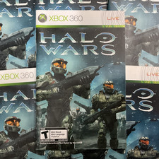 Halo Wars Microsoft Xbox 360 Instruction Manual Only
