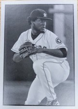 2019 Bowman Heritage #53P-114 Cristian Javier Prospects Black and White BZ58