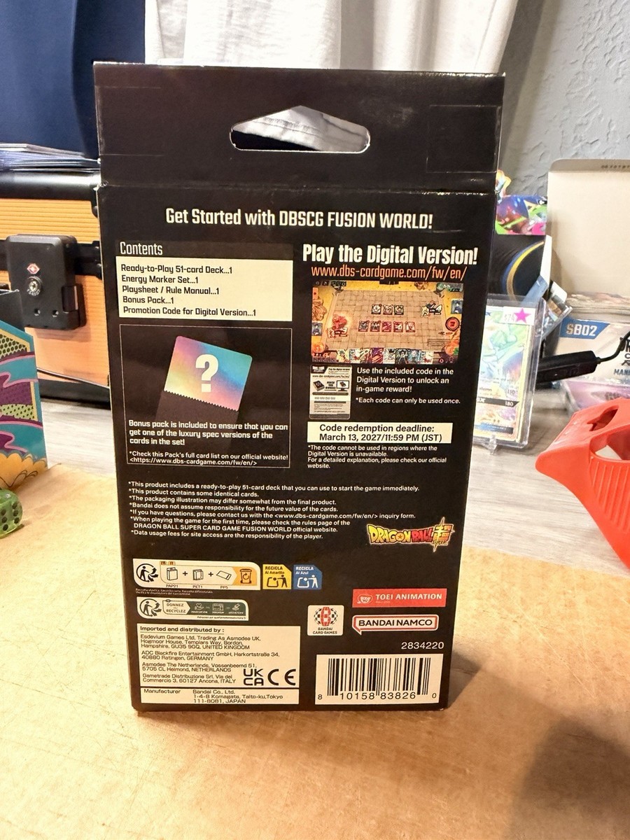 dragon ball super card game starter deck list Dragon Ball Super [FS03] Fusion World: Broly Starter Deck main image 0